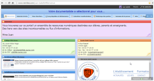 Portail de ressources netvibes